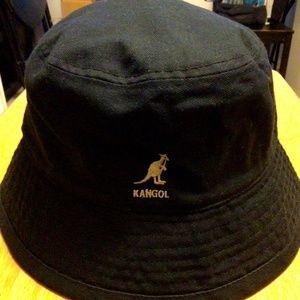 KANGOL-Wash Bucket Hat (Black)